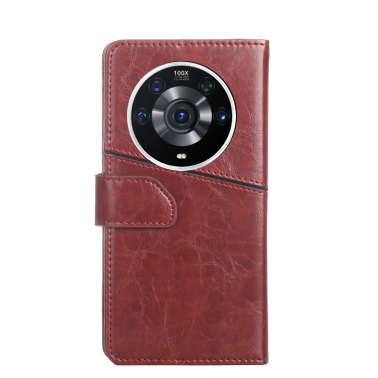 For Honor Magic3 Pro Geometric Stitching Horizontal Flip Leather Phone Case