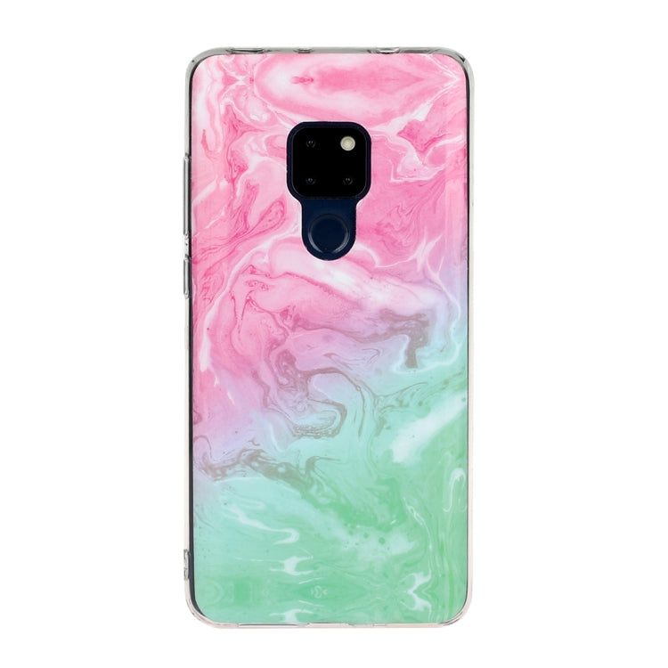 For Huawei Mate 20 Marble Pattern Soft TPU Protective Case