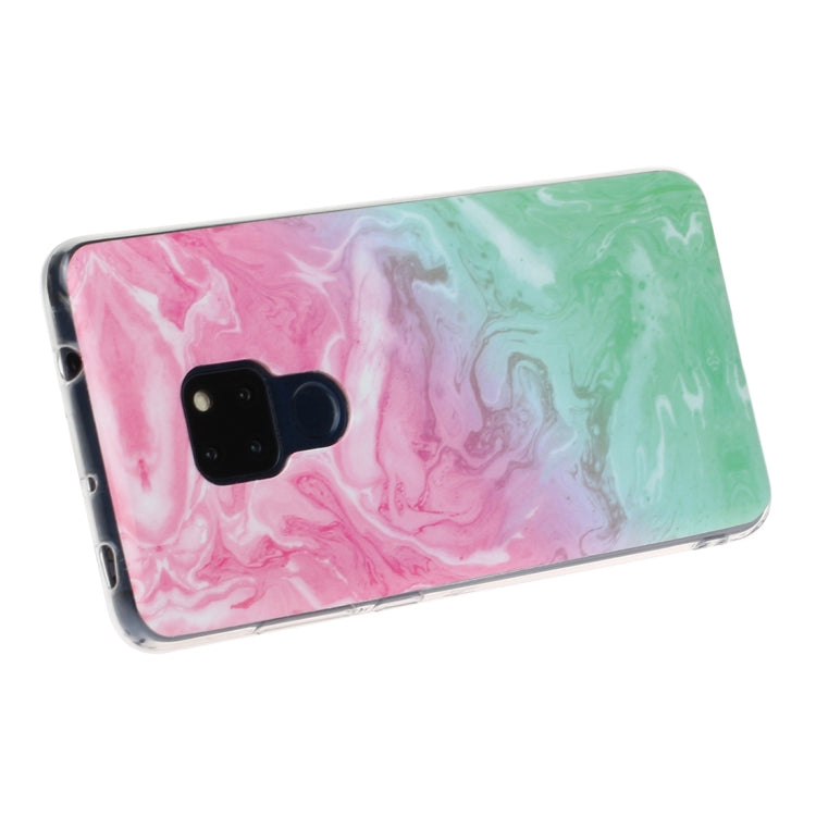 For Huawei Mate 20 Marble Pattern Soft TPU Protective Case