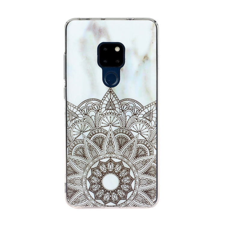 For Huawei Mate 20 Marble Pattern Soft TPU Protective Case