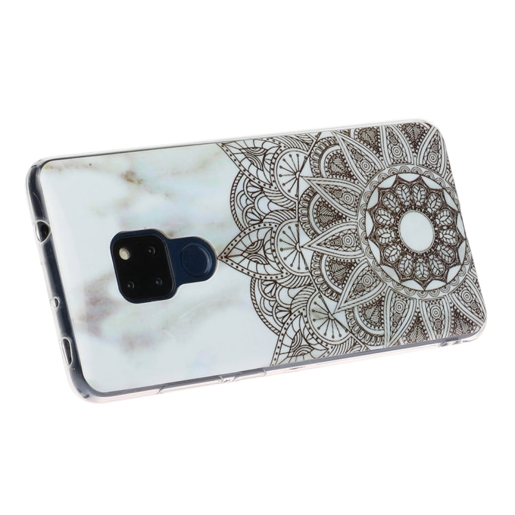 For Huawei Mate 20 Marble Pattern Soft TPU Protective Case
