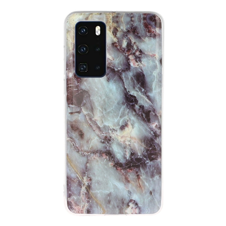 For Huawei P40 Marble Pattern Soft TPU Protective Case