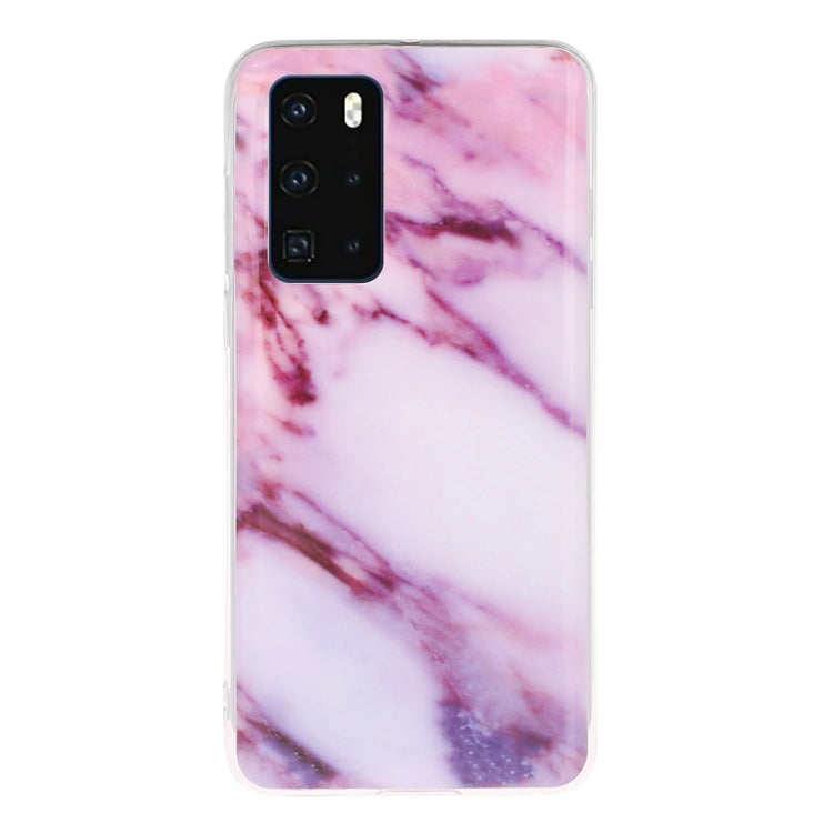 For Huawei P40 Marble Pattern Soft TPU Protective Case