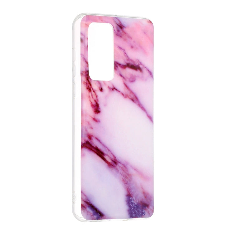 For Huawei P40 Marble Pattern Soft TPU Protective Case