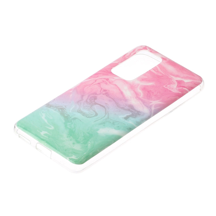 For Huawei P40 Marble Pattern Soft TPU Protective Case