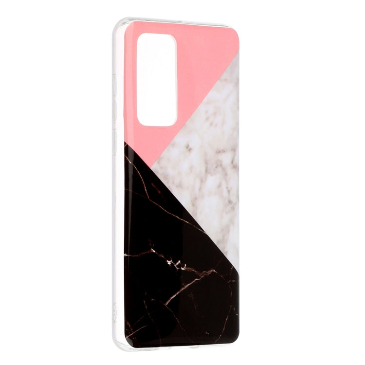 For Huawei P40 Marble Pattern Soft TPU Protective Case
