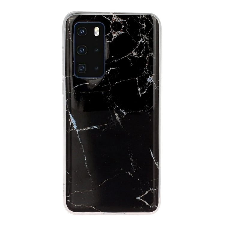 For Huawei P40 Marble Pattern Soft TPU Protective Case