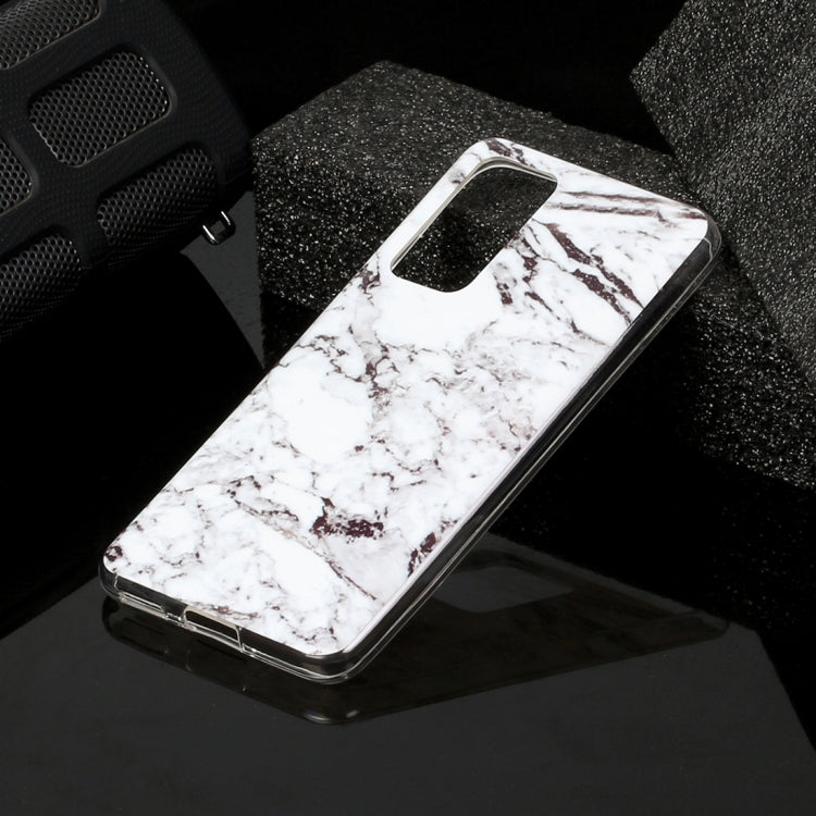 For Huawei P40 Marble Pattern Soft TPU Protective Case