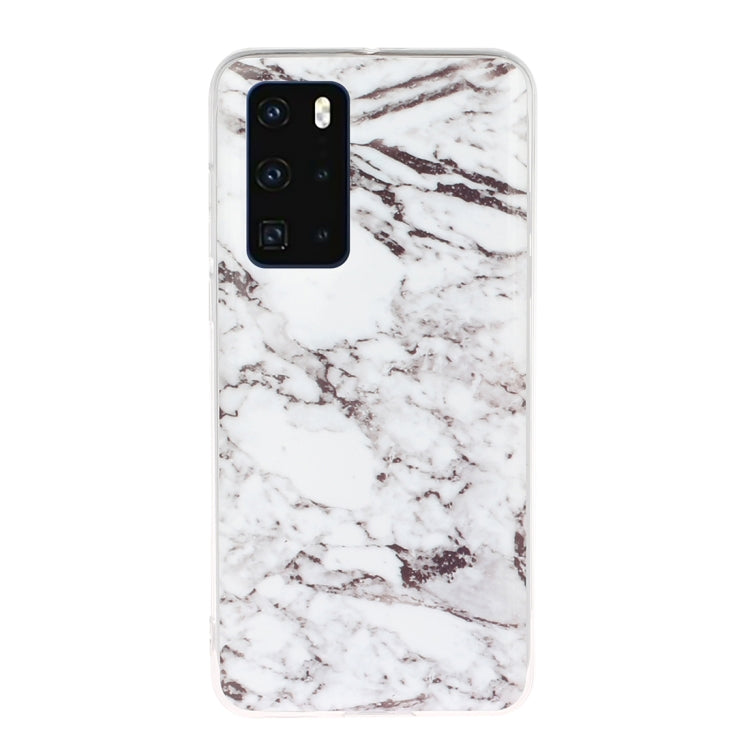 For Huawei P40 Marble Pattern Soft TPU Protective Case