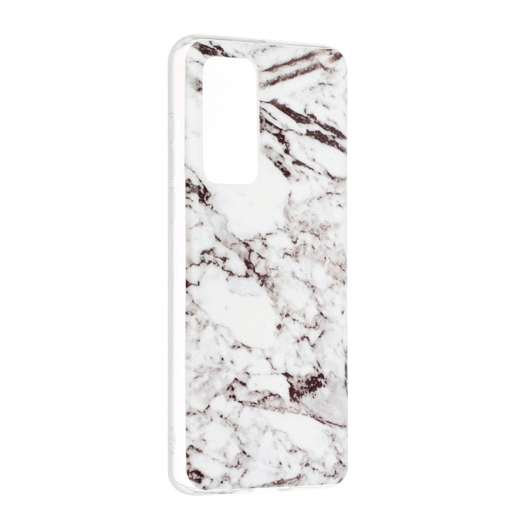 For Huawei P40 Marble Pattern Soft TPU Protective Case