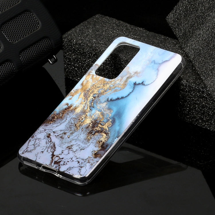 For Huawei P40 Marble Pattern Soft TPU Protective Case