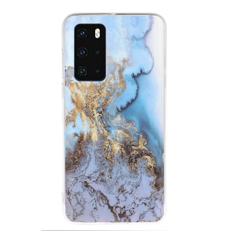 For Huawei P40 Marble Pattern Soft TPU Protective Case