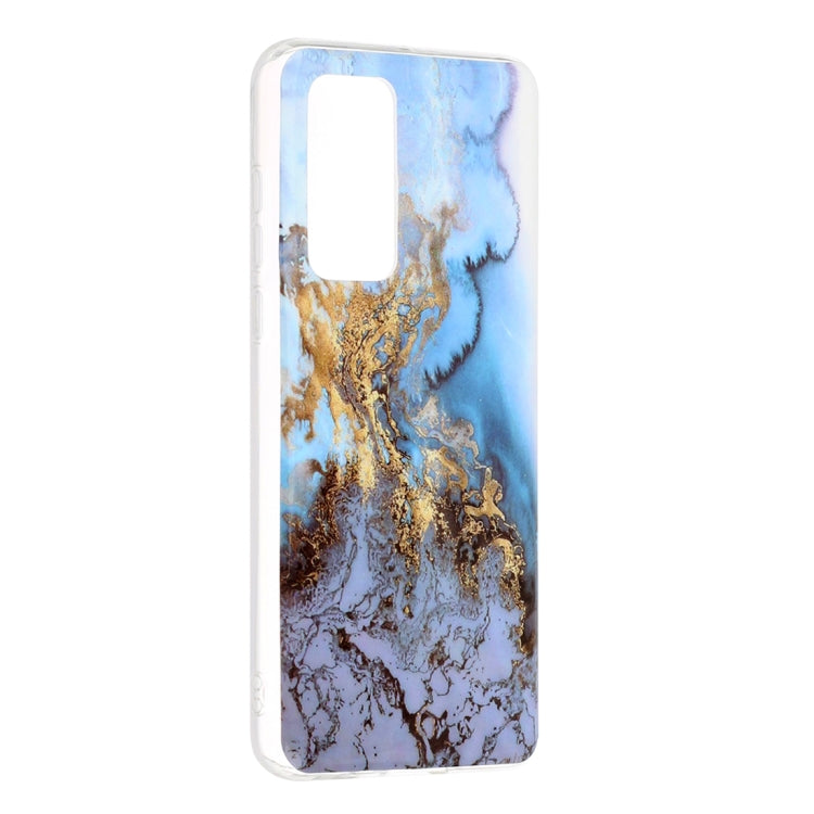 For Huawei P40 Marble Pattern Soft TPU Protective Case