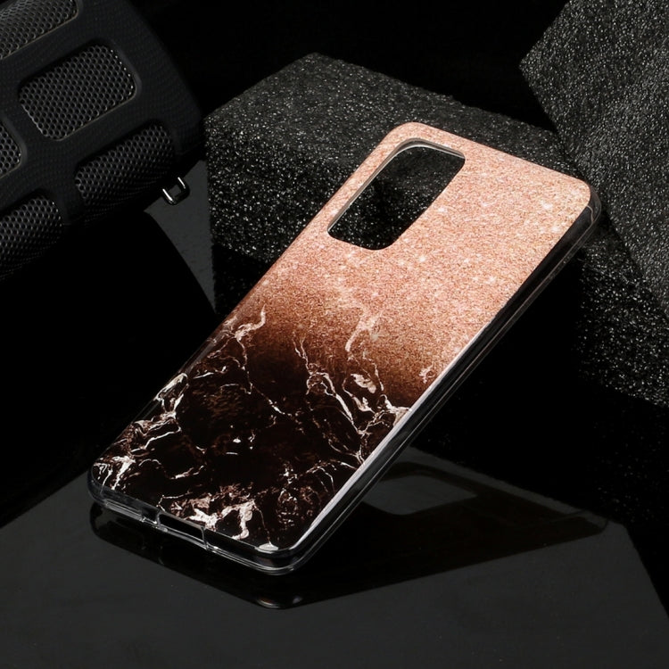 For Huawei P40 Marble Pattern Soft TPU Protective Case