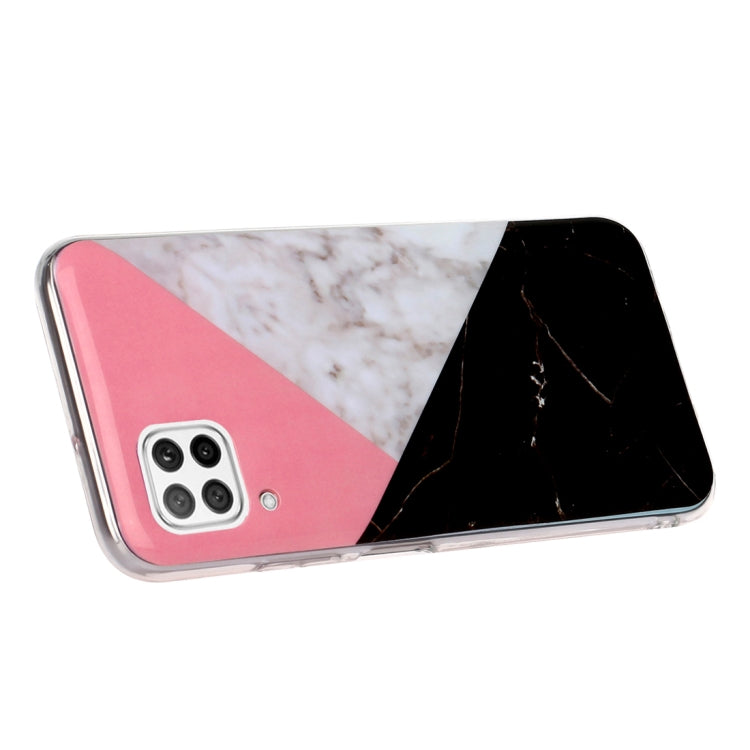 For Huawei P40 lite Marble Pattern Soft TPU Protective Case