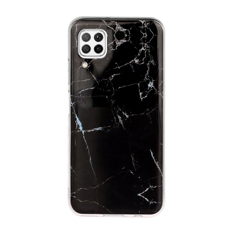 For Huawei P40 lite Marble Pattern Soft TPU Protective Case