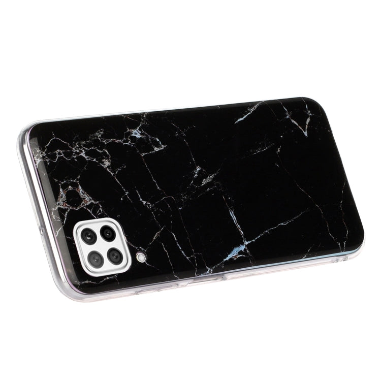 For Huawei P40 lite Marble Pattern Soft TPU Protective Case