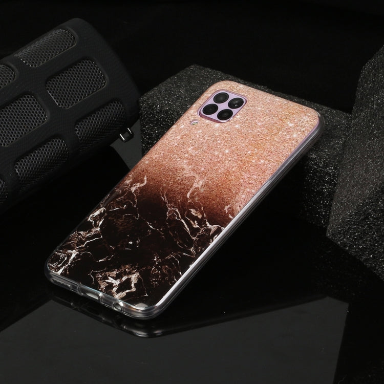 For Huawei P40 lite Marble Pattern Soft TPU Protective Case