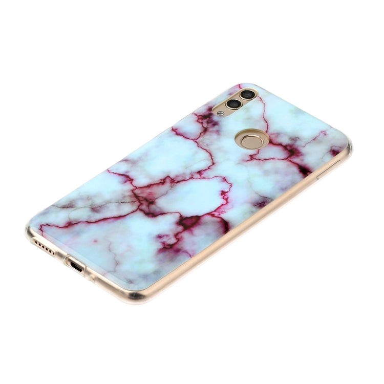 For Huawei Honor 8C Marble Pattern Soft TPU Protective Case