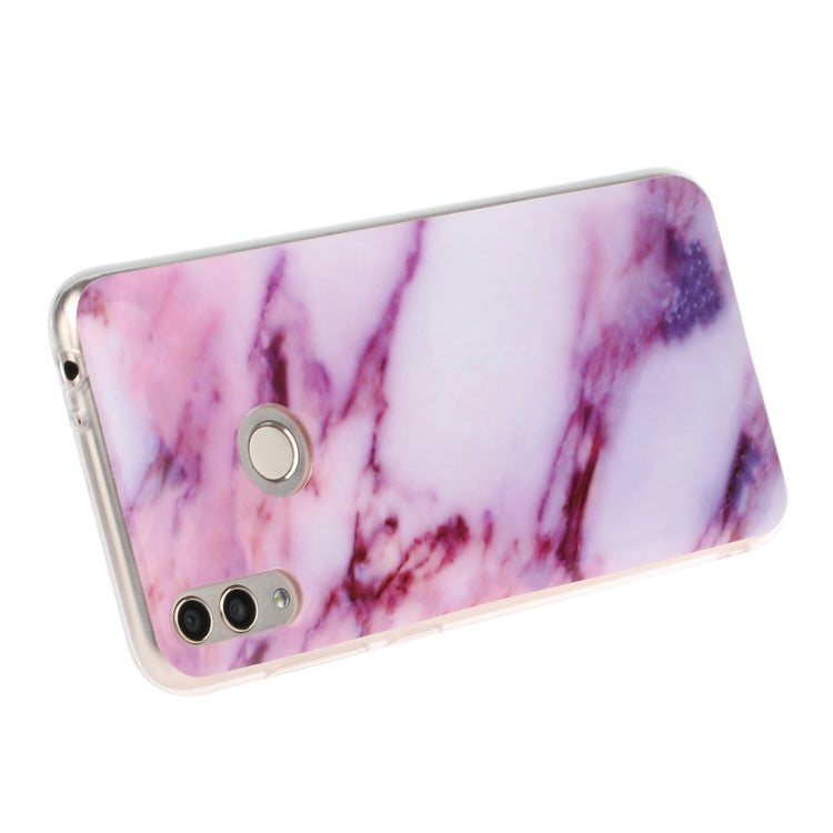 For Huawei Honor 8C Marble Pattern Soft TPU Protective Case