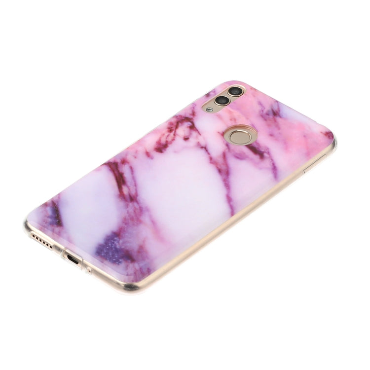 For Huawei Honor 8C Marble Pattern Soft TPU Protective Case