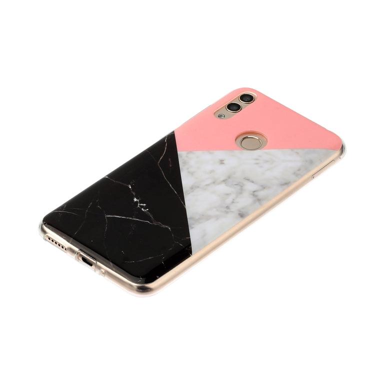 For Huawei Honor 8C Marble Pattern Soft TPU Protective Case