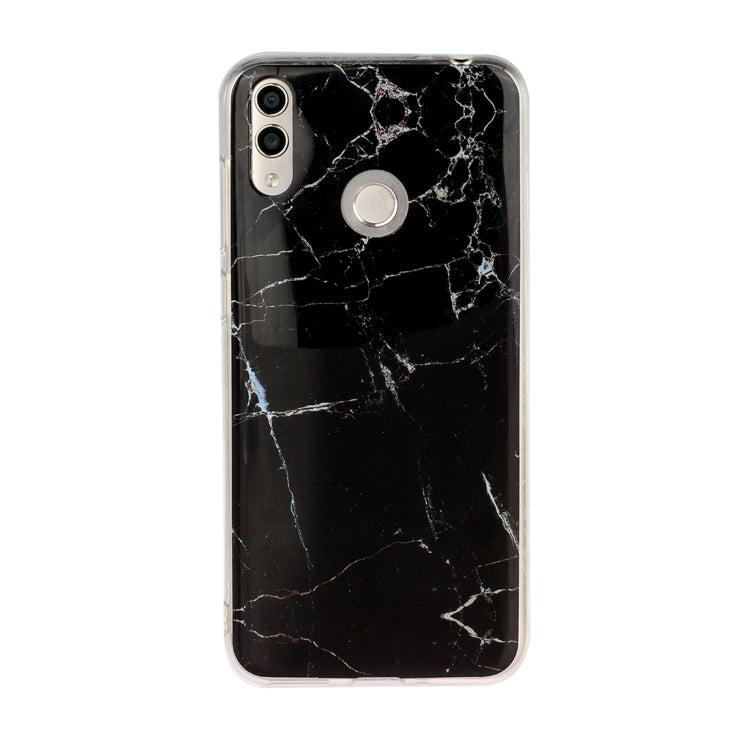 For Huawei Honor 8C Marble Pattern Soft TPU Protective Case