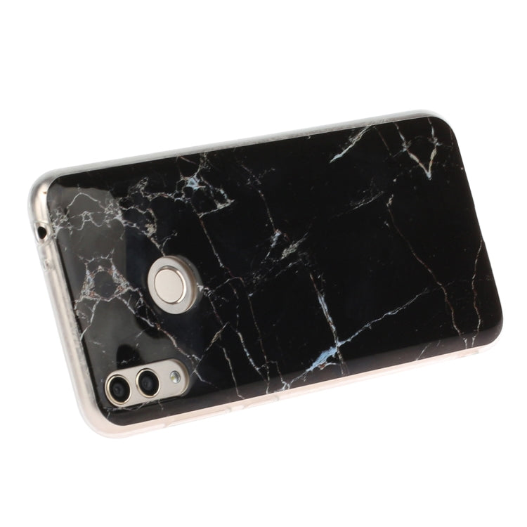 For Huawei Honor 8C Marble Pattern Soft TPU Protective Case