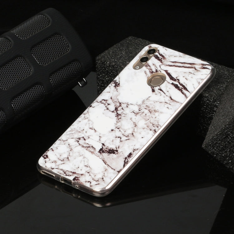 For Huawei Honor 8C Marble Pattern Soft TPU Protective Case