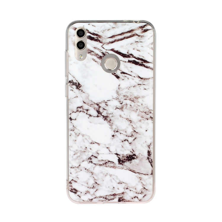 For Huawei Honor 8C Marble Pattern Soft TPU Protective Case