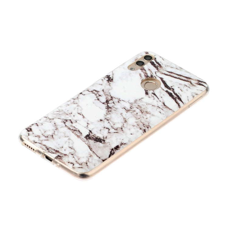 For Huawei Honor 8C Marble Pattern Soft TPU Protective Case