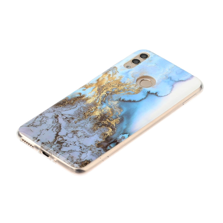 For Huawei Honor 8C Marble Pattern Soft TPU Protective Case