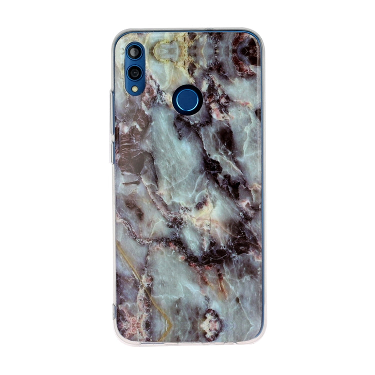 For Huawei Honor 8X Marble Pattern Soft TPU Protective Case