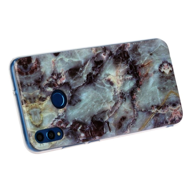 For Huawei Honor 8X Marble Pattern Soft TPU Protective Case