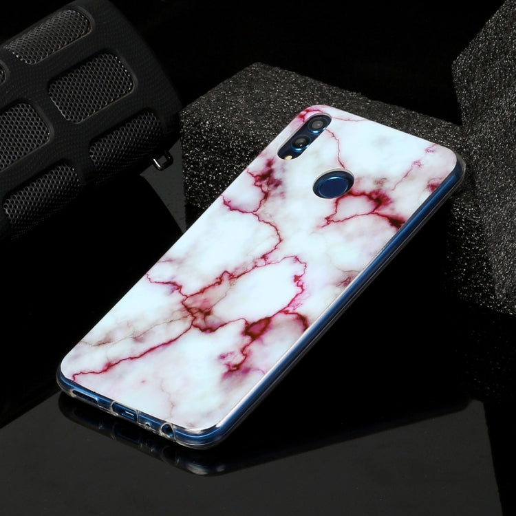 For Huawei Honor 8X Marble Pattern Soft TPU Protective Case