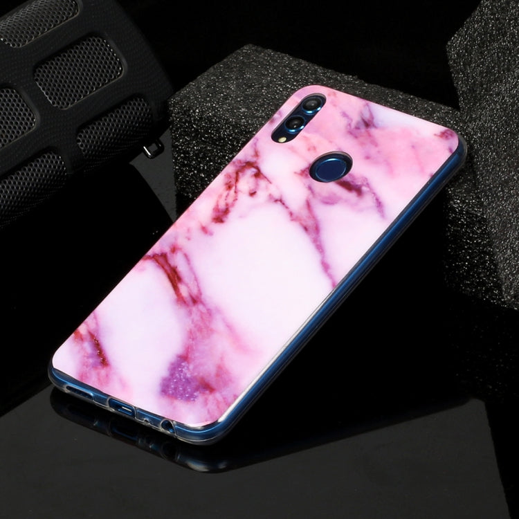For Huawei Honor 8X Marble Pattern Soft TPU Protective Case
