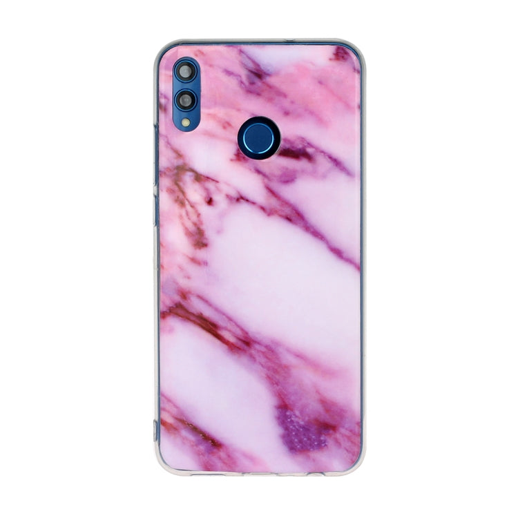 For Huawei Honor 8X Marble Pattern Soft TPU Protective Case