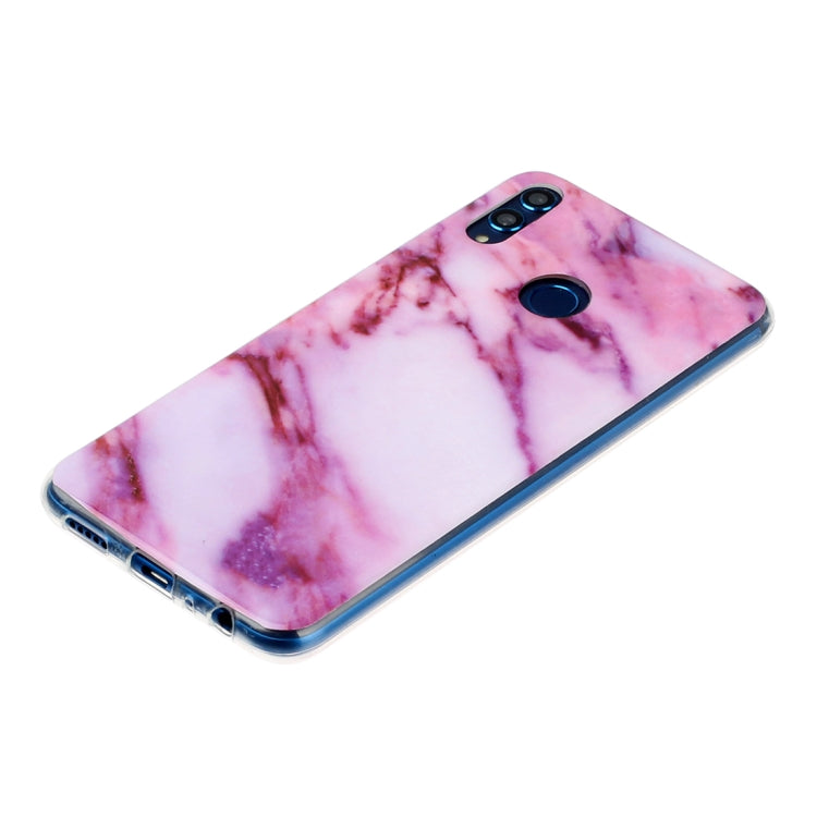 For Huawei Honor 8X Marble Pattern Soft TPU Protective Case