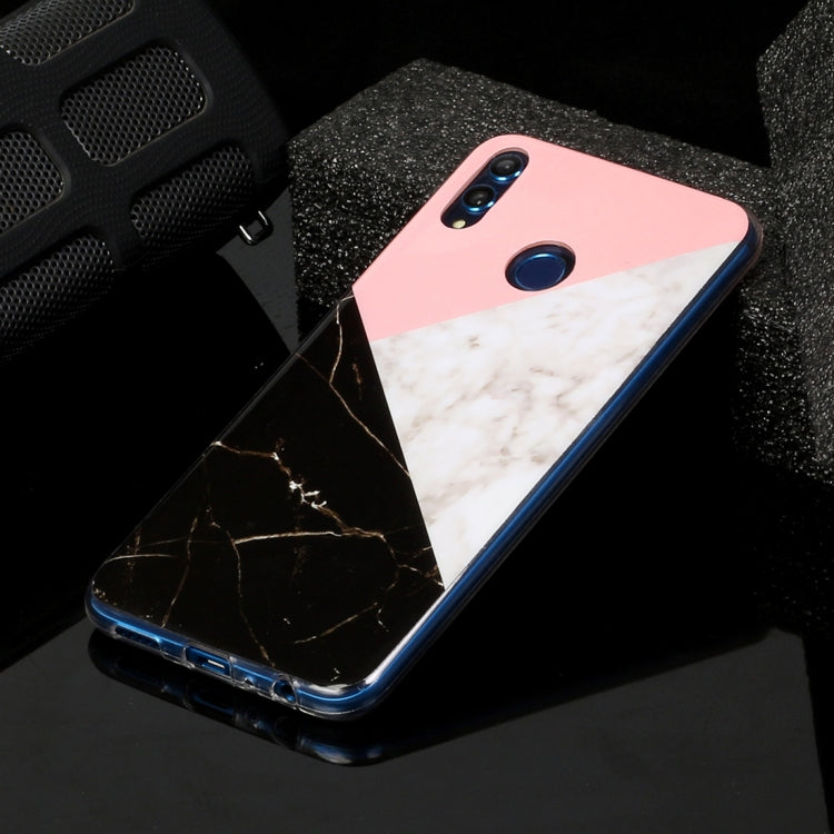 For Huawei Honor 8X Marble Pattern Soft TPU Protective Case