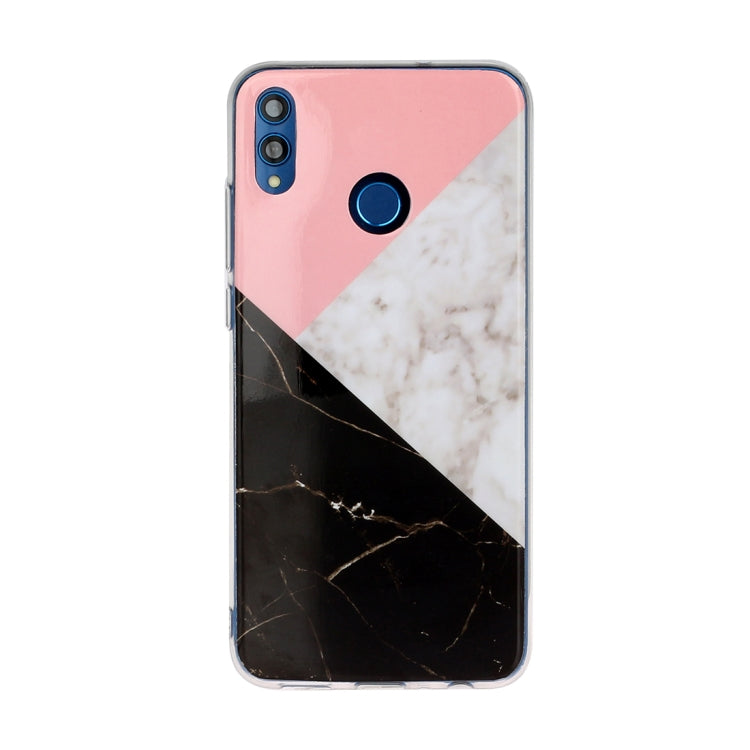 For Huawei Honor 8X Marble Pattern Soft TPU Protective Case