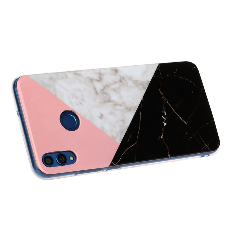 For Huawei Honor 8X Marble Pattern Soft TPU Protective Case