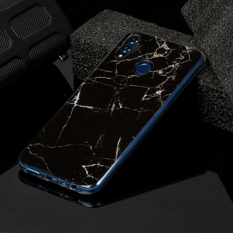 For Huawei Honor 8X Marble Pattern Soft TPU Protective Case