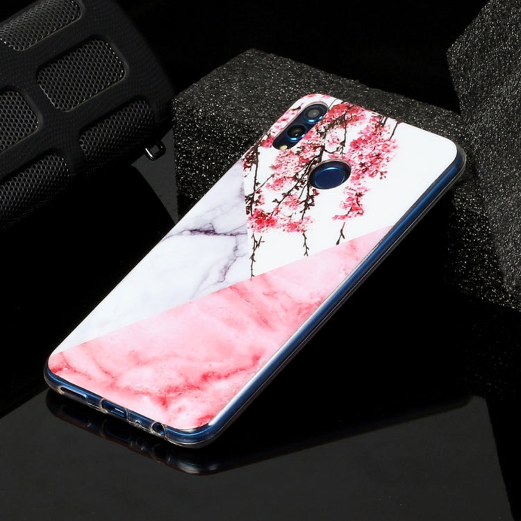 For Huawei Honor 8X Marble Pattern Soft TPU Protective Case
