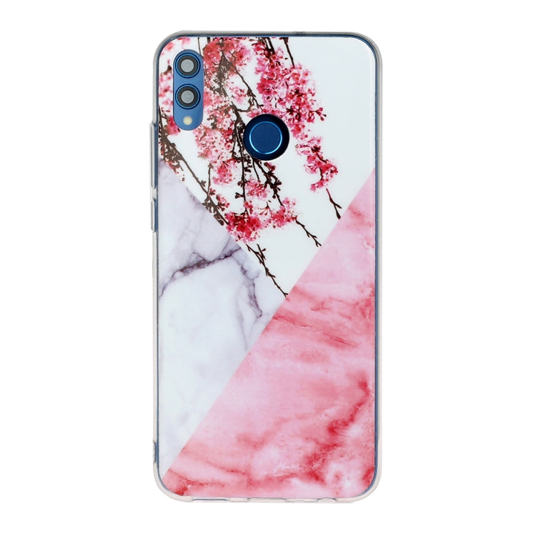 For Huawei Honor 8X Marble Pattern Soft TPU Protective Case