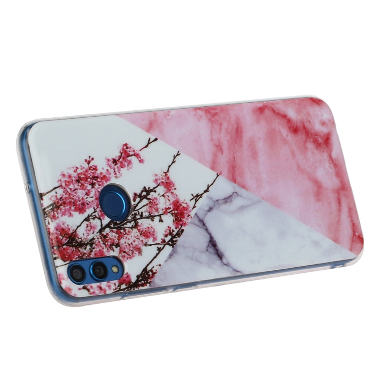 For Huawei Honor 8X Marble Pattern Soft TPU Protective Case