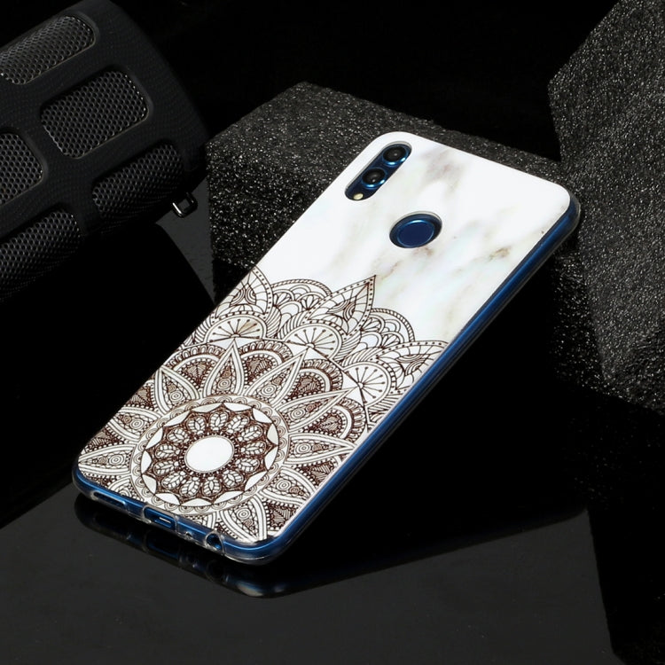 For Huawei Honor 8X Marble Pattern Soft TPU Protective Case
