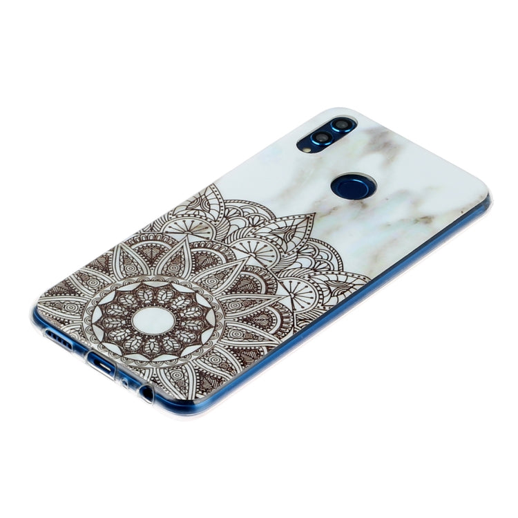 For Huawei Honor 8X Marble Pattern Soft TPU Protective Case