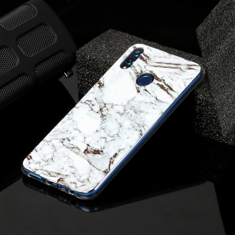 For Huawei Honor 8X Marble Pattern Soft TPU Protective Case
