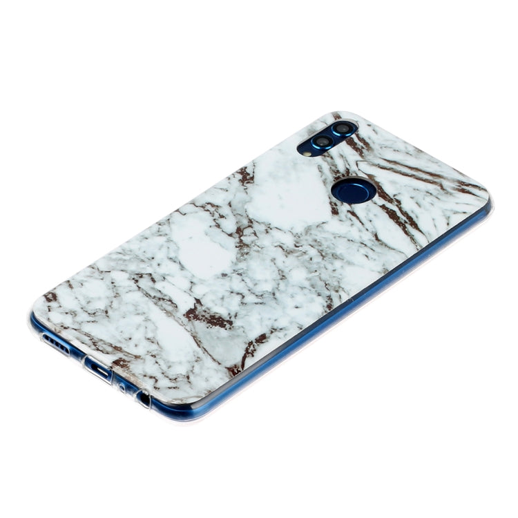 For Huawei Honor 8X Marble Pattern Soft TPU Protective Case
