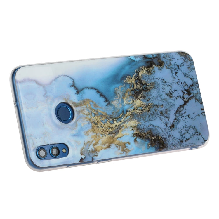 For Huawei Honor 8X Marble Pattern Soft TPU Protective Case